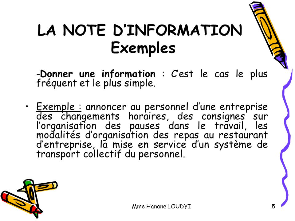 PDF exemple de note d information au personnel PDF Télécharger Download